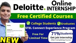 Deloitte Work From Home Job And Internship  Deloitte Ireland amp Australia Virtual Internship Program [upl. by Marcelle]