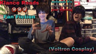 Klance Reads bAd Fanfics Voltron Cosplay [upl. by Eneryc486]