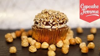 Ferrero Rocher Christmas Cupcakes  Cupcake Jemma [upl. by Nisior]