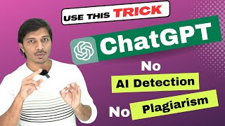 Use ChatGPT without AI Score and Plagiarism II Simple and Smart Tips II My Research Support [upl. by Neddie]