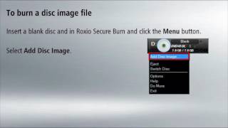 Creating Disc Images in Roxio Secure Burn [upl. by Ajram]