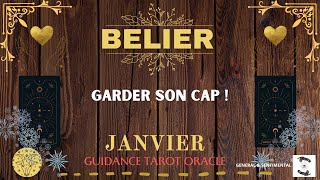 ♈️🔮BELIER JANVIER 2024💌 GARDER SON CAP 🌸message pour toibelierjanvier2024 [upl. by Sirehc]