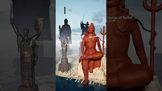 Tallest Statues in the World 3D Size Comparison [upl. by Ardnoek868]