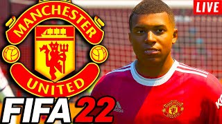 FIFA 22 MANCHESTER UNITED CAREER MODE WITH MBAPPE UPAMECANO AND RONALDO😱🙌💪 PS5 [upl. by Asiluj820]