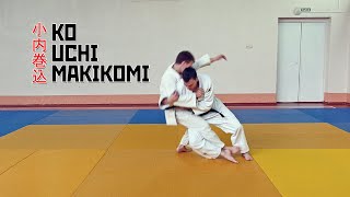 KO UCHI GAKE  Одноименный зацеп изнутри голенью [upl. by Namajneb]