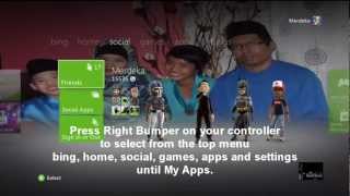 How to change the wallpaper on the new Xbox 360 dashboard [upl. by Ahcurb]