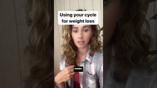 Using Your Menstrual Cycle for Weightloss balancehormones balancinghormonesnaturally [upl. by Tarrel]