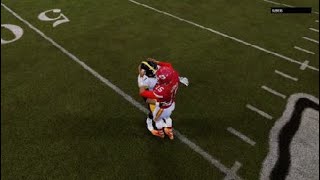 Steelers vs chiefs online part 2 the thriller game Madden NFL 24 [upl. by Wiatt732]