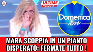 VIDEO ORIGINALEMara Venier a Domenica In scoppia a piangere e blocca tutto Dopo 2mesi di coma è [upl. by Hannahc]