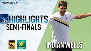 Federer Del Potro Into Indian Wells Final 2018 [upl. by Philan22]