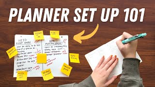 How To Set Up Your New Planner [upl. by Siderf]