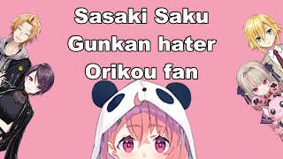 Eng sub  Sasaki hates Gunkan but loves Orikou [upl. by Ringo]