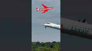 LuxAir De Havilland Dash 8 aviation planespotting somebloke [upl. by Kaete394]