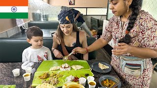 VEGETARIAN INDIAN FOOD TOUR  Eating the Authentic Indian way [upl. by Seldan]