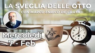 LA SVEGLIA DELLE OTTO con MARCO ENRICO DE GRAYA e GIANLUCA LAMBERTI 7 Feb [upl. by Misty]