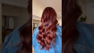 Stunning Transformation Extensions and Color Reveal 🔥🫶🏻 HairTransformation BeautyRevamp redhead [upl. by Jessabell568]