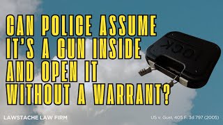 Can Police Assume a Container Has a Gun And Open It Without a Warrant Under SinglePurpose Exception [upl. by Belford731]