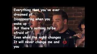 Night changes One Direction acoustic with lyrics [upl. by Zetnas]