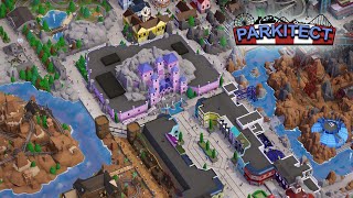 Parkitect  Multiplayer  First Look [upl. by Nnawtna]