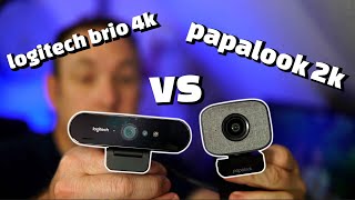 papalook 2k Webcam vs logitech brio 4k  Which one is best [upl. by Gersham]