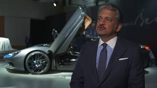 Introducing Pininfarina Battista  Interview Anand Mahindra [upl. by Hacceber]