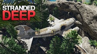 SUSPENDED PLANE WRECK Stranded Deep S4 Episode 25 [upl. by Atal]