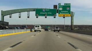 Walt Whitman Bridge eastbound [upl. by Almeta]