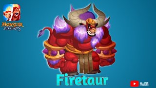 How To Breed Firetaur  Monster Legends [upl. by Deedee]