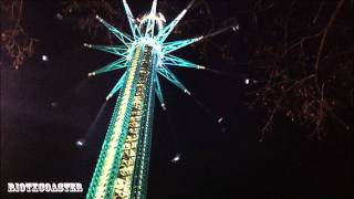 Wien Prater  Praterturm at Night HD [upl. by Nita636]