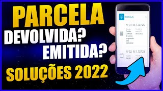 ATUALIZADO Parcelas DEVOLVIDA OU EMITIDA do SEGURO DESEMPREGO  SOLUÇÕES 2022 [upl. by Felicdad]