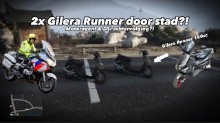 2x Gilera Runner 180cc door stad Motoragent amp DSI  Noorderveen Roleplay [upl. by Elleinahc]