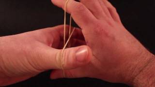 How to Best rubber band magic trick EVER [upl. by Boelter]