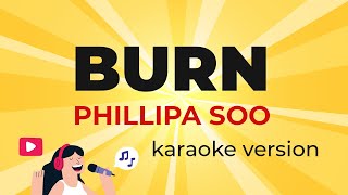 Phillipa Soo  Burn from quotHamiltonquot Karaoke Version [upl. by Ariak293]