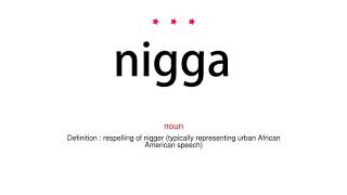 How to pronounce nigga  Vocab Today [upl. by Alyehc]