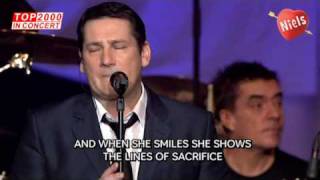 Spandau ballet  Through the barricades with lyrics  Top 2000 In Concert 2009 [upl. by Ahtebbat]