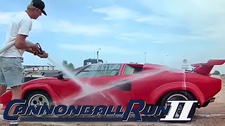 Cannonball Run II 1984 Lambo Opening Scene 4K HDR [upl. by Zita]