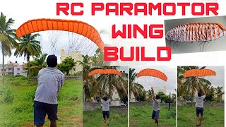 RC Paramotor wing Build RC ParagliderThe LuteFisk RCparamotorWing diydot3d [upl. by Iretak83]