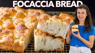 HOW TO MAKE SOFT and CRISPY FOCACCIA BREAD [upl. by Gard]