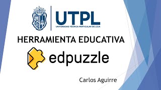 Herramienta Edpuzzle [upl. by Calondra]