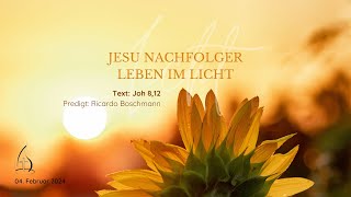 Gottesdienst der MG Fernheim  Jesu Nachfolger leben im Licht [upl. by Leuqar192]