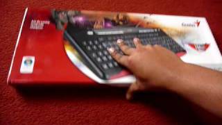 Unboxing my Genius SlimStar 335 Wired Gaming Keyboard [upl. by Eycal509]