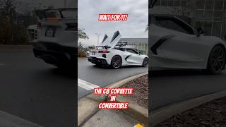 C8 Corvette in Convertible 🔥 Automatic Roof shorts viral fyp corvette c8 convertible [upl. by Inaflahk]