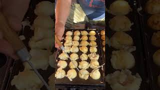 Amazing skill of Takoyaki Master shortvideo [upl. by Aelanej]