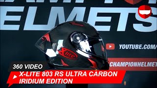 XLite 803 RS Ultra Carbon Iridium Edition ChampionHelmetscom [upl. by Anircam]