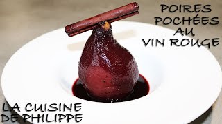 Poires pochées au vin rouge [upl. by Thor]