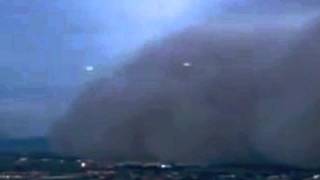 Analysis 4 Ufo s appear at Phoenix Sandstorm filmed by CNN 06072011 [upl. by Assenaj]