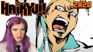 Haikyuu 2X20 Reaction Wiping Out [upl. by Lemal312]