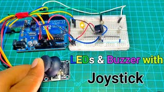 How to Control Multiple LEDs and Buzzer with Joystick module using Arduino [upl. by Mcwherter]