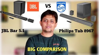 JBL Bar 51 vs Philips Tab 8967 Detailed comparison 🔥🔥 [upl. by Reyem263]