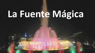 La fuente mágica de Montjuic  Barcelona  Magic Fountain  Luces y Sonido  TusabrasS [upl. by Ayt]